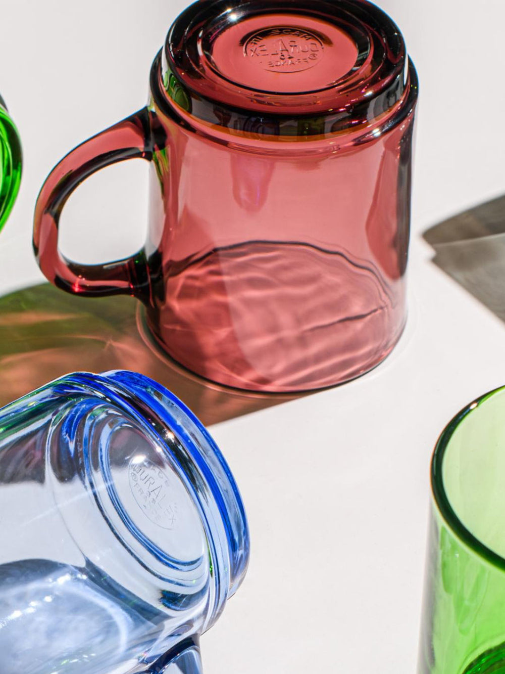 Photo of DURALEX Versailles Glass Mug (260ml/8.8oz) (6-Pack) (Plum) (Damaged Box) ( ) [ Yard Sale ] [ Yard Sale ]