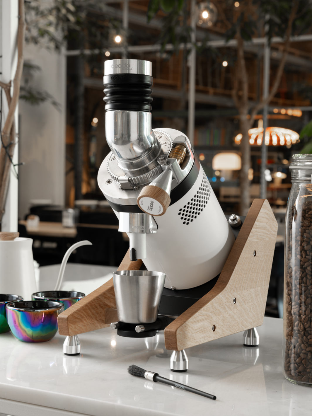 CEADO E37Z-Naked Single-Dose Grinder (120V) (⌀83mm) (White) (Open Box)