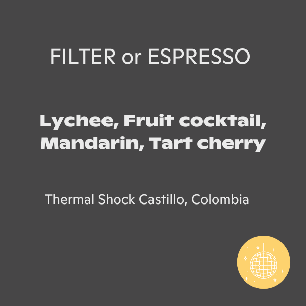 Photo of Black & White - Diego Bermudez: Y05 Thermal Shock ( ) [ Black & White Coffee Roasters ] [ Coffee ]