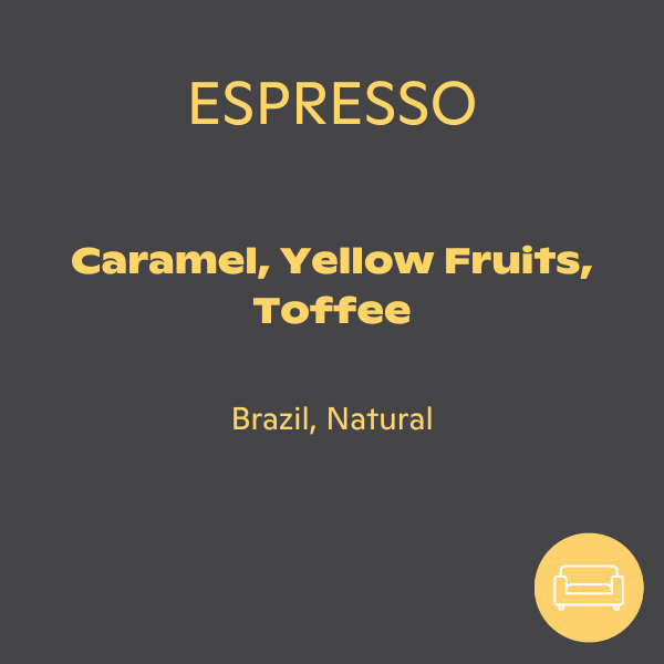 September - Sweet Yellow Espresso: Natural, Brazil (250g)