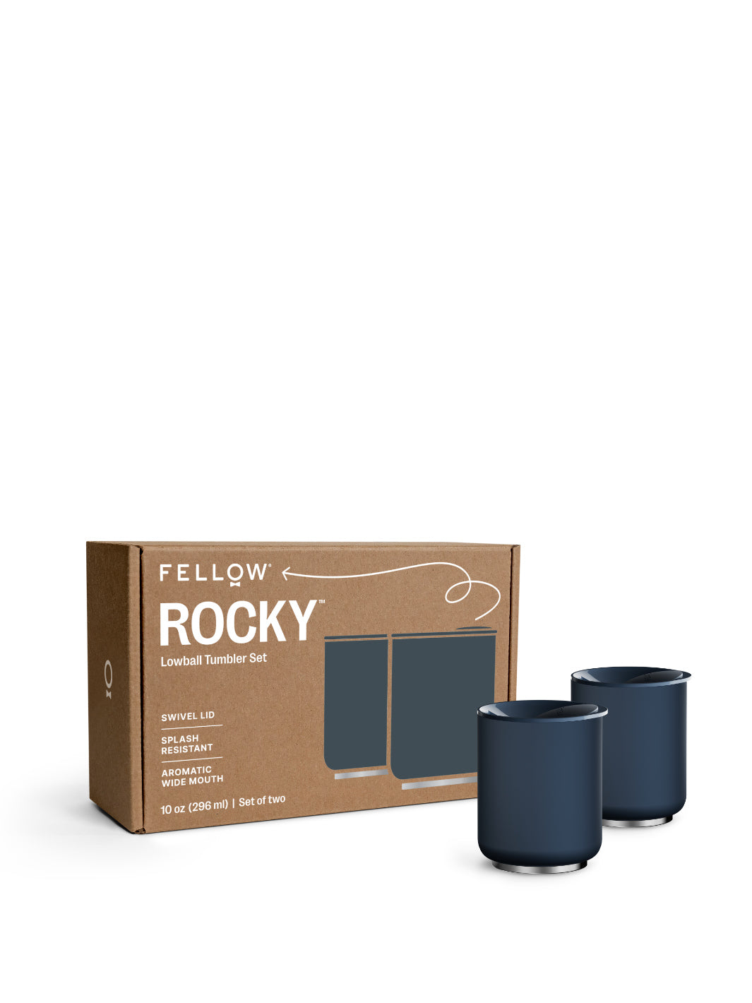FELLOW Rocky Lowball Tumbler Set (2-Pack)