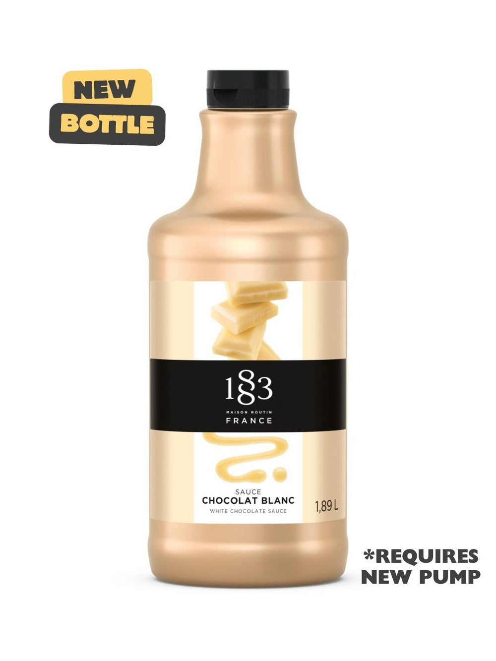 Photo of 1883 White Chocolate Sauce (1890ml/63.9oz) ( Default Title ) [ 1883 ] [ Sauce ]