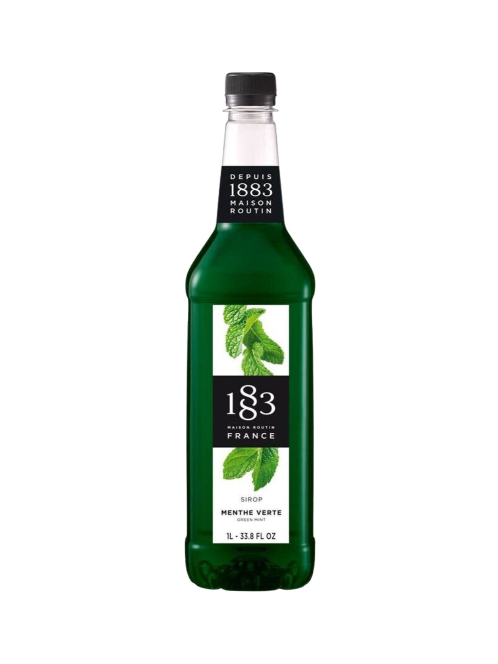 Photo of 1883 Green Mint Syrup (1000ml/33.8oz) ( Single Bottle ) [ 1883 ] [ Syrup ]