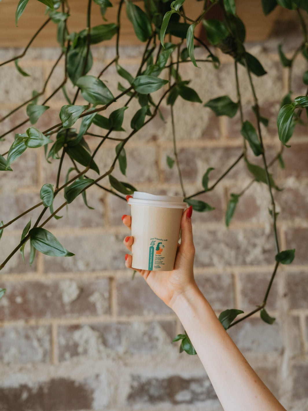 LITTLE GREEN PANDA Home Compostable Paper Cup (⌀90mm) (1000-Pack)