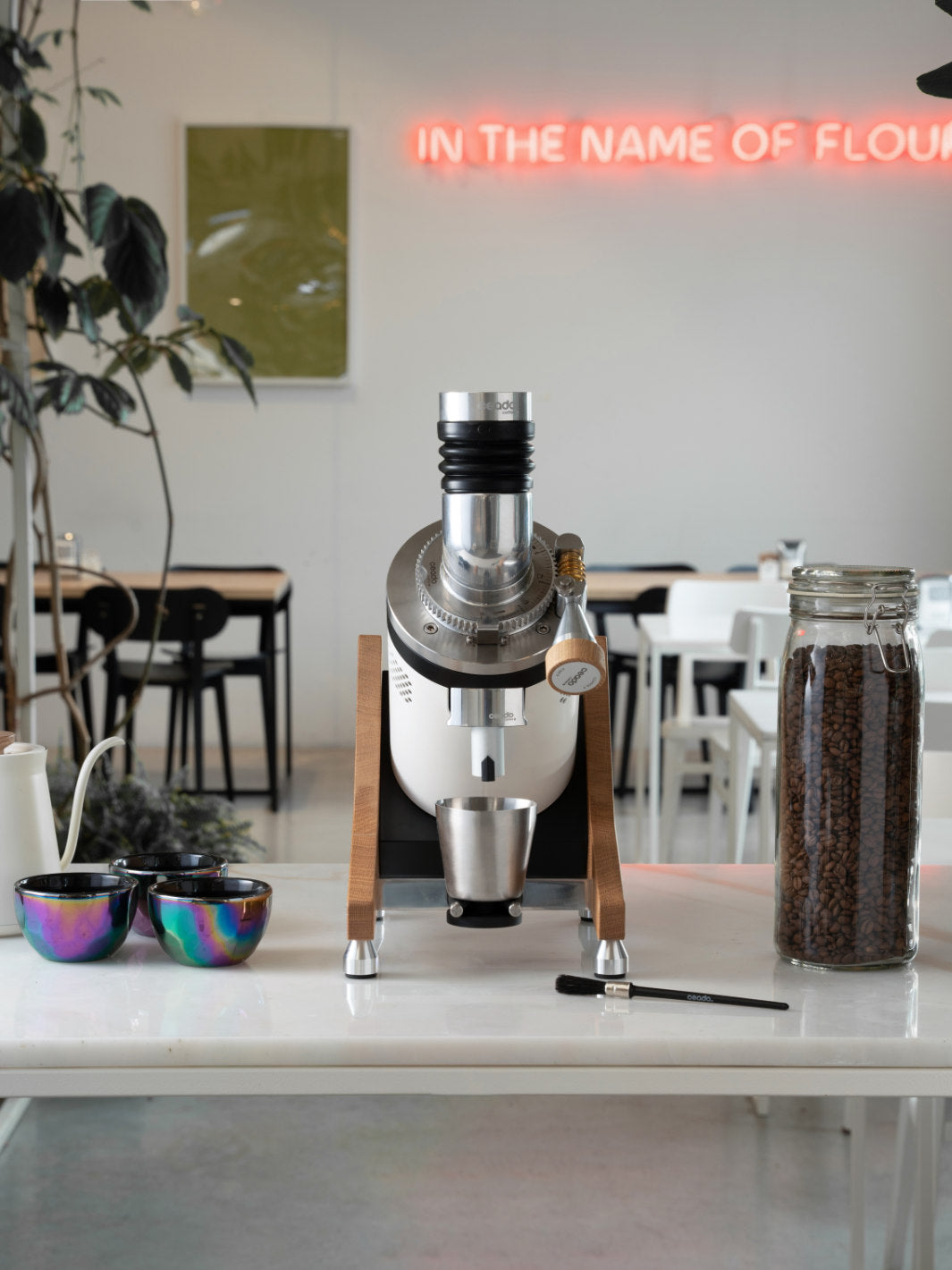 CEADO E37Z-Naked Single-Dose Grinder (120V) (⌀83mm) (White) (Open Box)