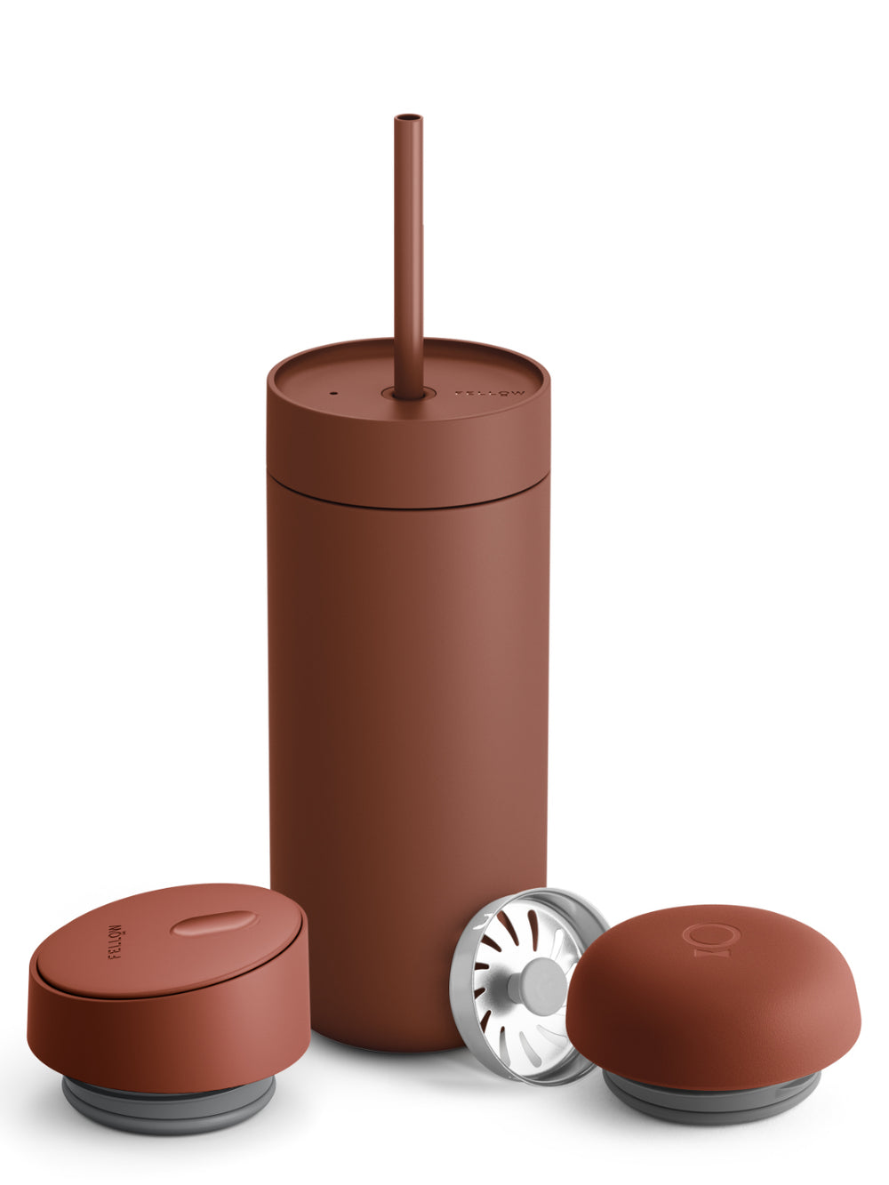 Photo of FELLOW Carter 3-in-1 Sip System (16oz/474ml) ( Sienna ) [ Fellow ] [ Reusable Cups ]