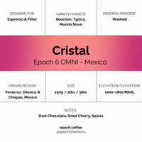 Photo of Epoch Chemistry - Epoch 6: Cristal ( Default Title ) [ Epoch Chemistry ] [ Coffee ]