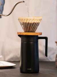 Photo of HARIO Double-Walled Thermal Pot (w/ Ceramic Coating) (600ml/20oz) ( ) [ HARIO ] [ Decanters ]