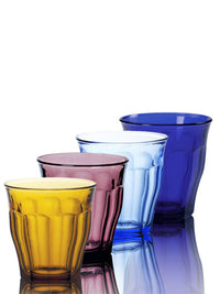 Photo of DURALEX Le Picardie® Assorted Colours Glass Tumbler Gift Box (250ml/8.5oz) (4-Pack) ( ) [ Duralex ] [ Glasses ]