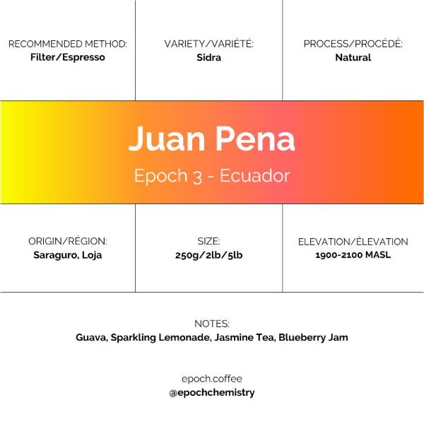 Epoch Chemistry - Epoch 3: Juan Pena