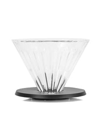 Photo of TIMEMORE Crystal Eye Glass Dripper (w/ Holder) ( 01 (1-2 cups) ) [ Timemore ] [ Pourover Brewers ]