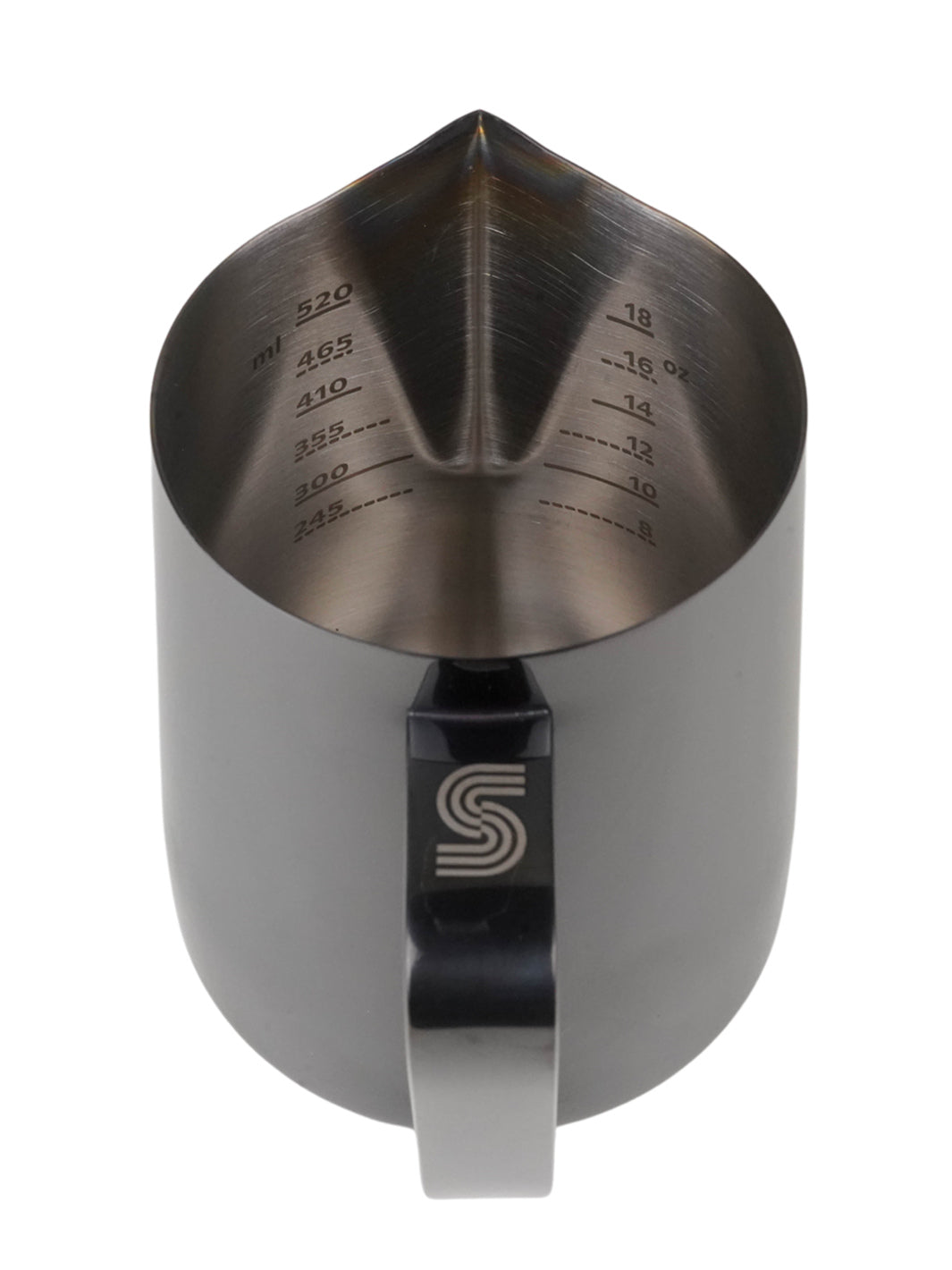 supergood PitchPerfect™ Milk Pitcher (600ml/20oz) (Deep Black) (Minor Aesthetic Defect)