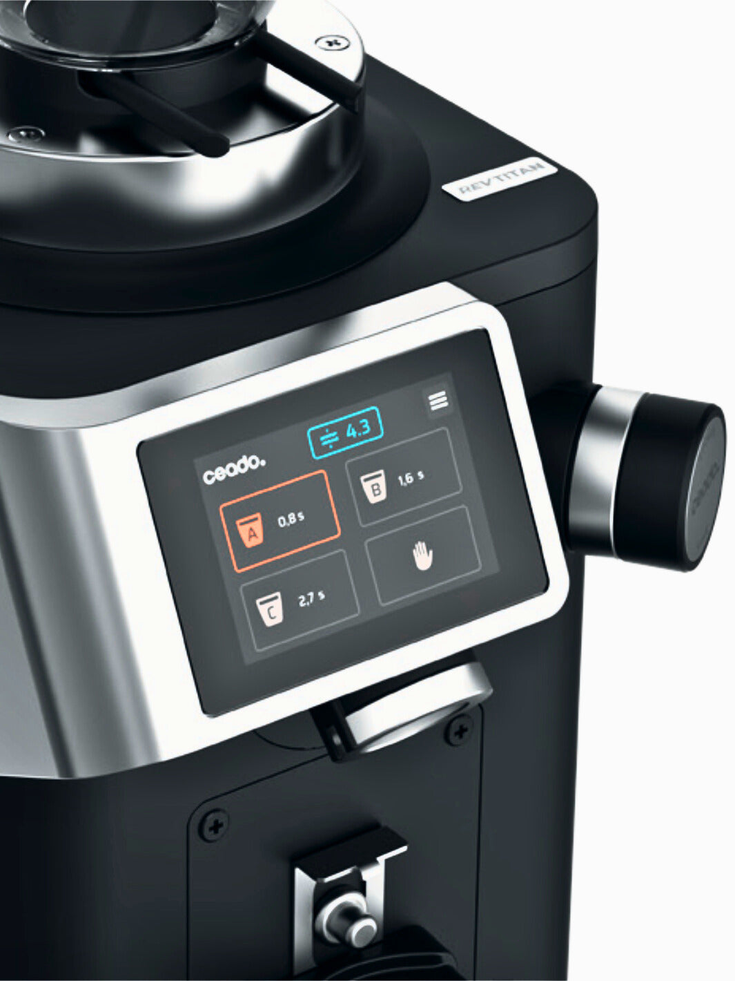 CEADO Rev Titan Espresso Grinder (120V) (⌀83mm) (w/ PFA Module)