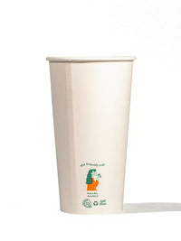 Photo of LITTLE GREEN PANDA Home Compostable Cold Cup (1000-Pack) (White) ( 20oz 591ml ) [ Little Green Panda ] [ Single Use Cups ]