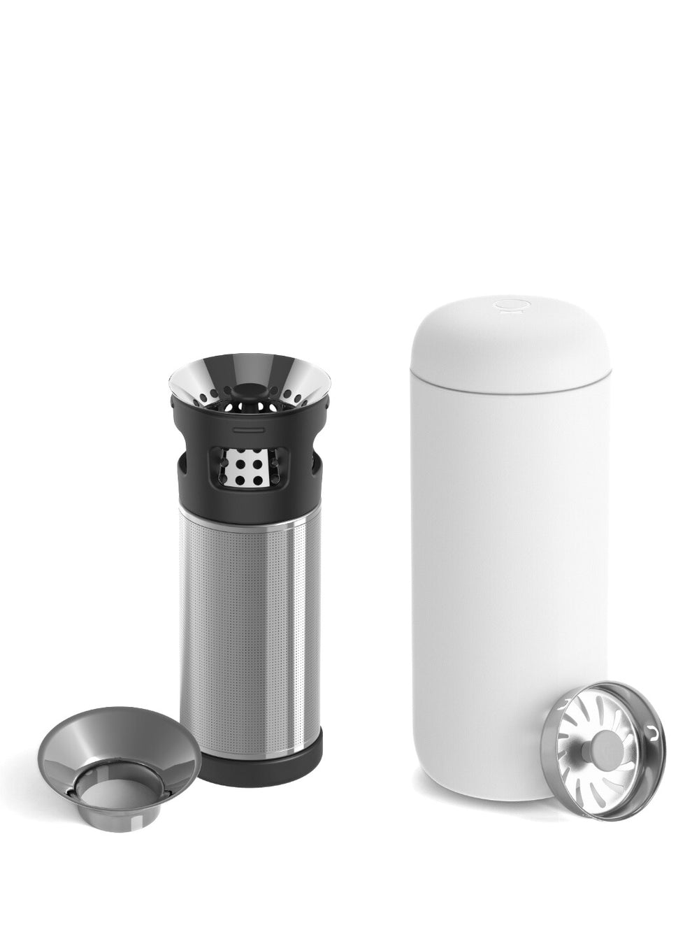 Photo of FELLOW Carter Infuser Set (16oz/473ml) ( Matte White ) [ Fellow ] [ Reusable Cups ]