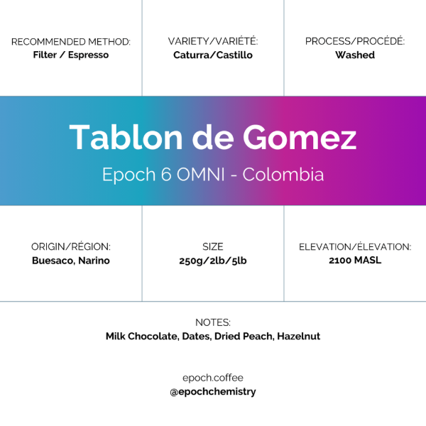 Epoch Chemistry - Epoch 6: Tablon de Gomez