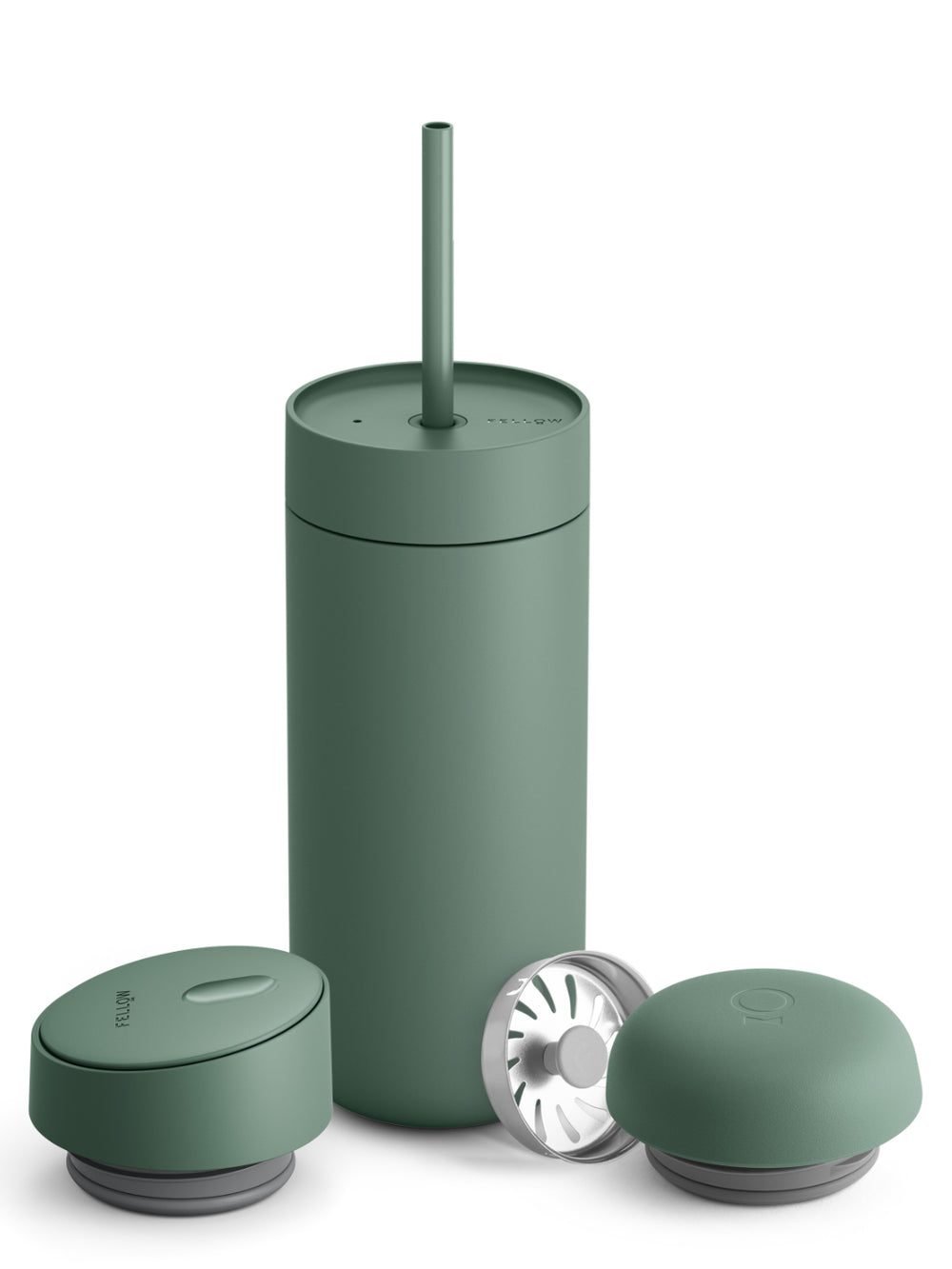 Photo of FELLOW Carter 3-in-1 Sip System (16oz/474ml) ( Smoke Green ) [ Fellow ] [ Reusable Cups ]