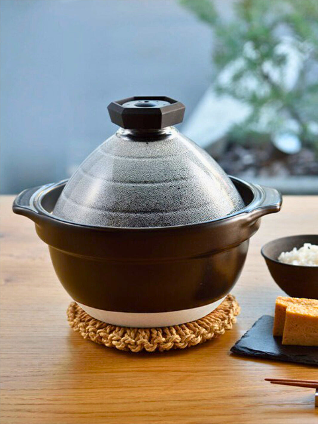HARIO Gohangama Glass Lid Rice Cooker