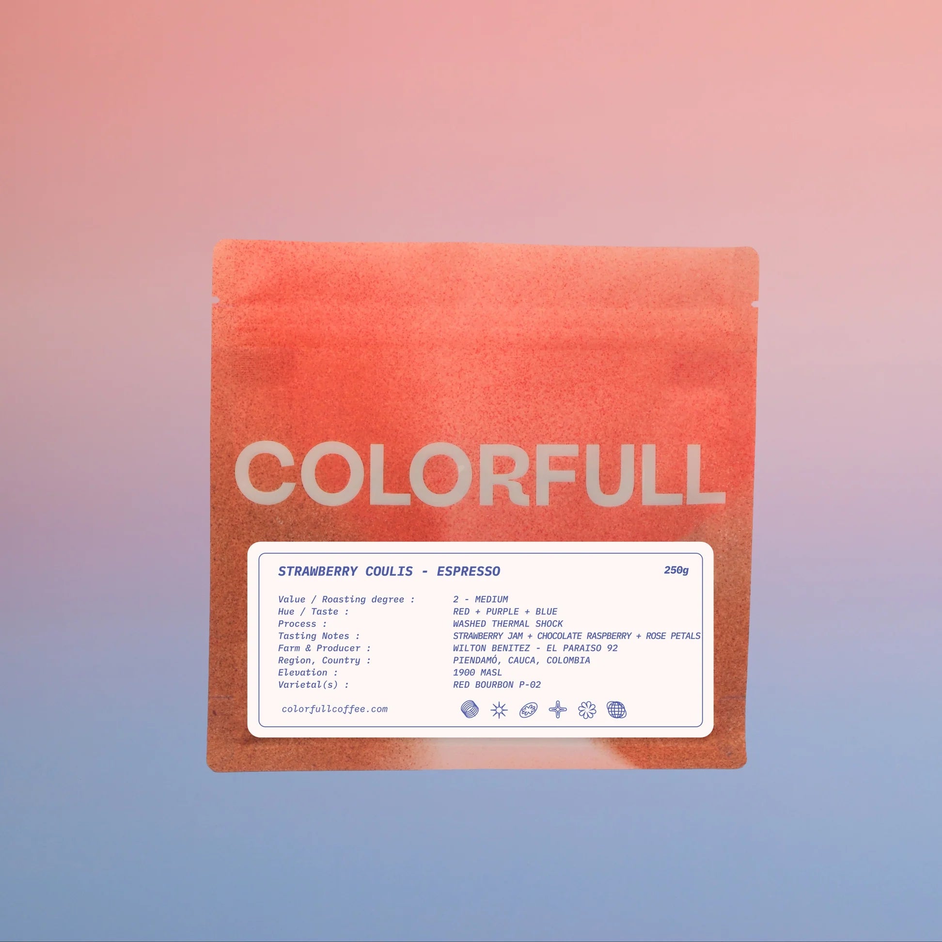 Colorfull - Strawberry Coulis Espresso (1kg)