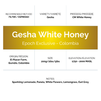 Photo of Epoch Chemistry - Epoch Exclusive Gesha White Honey ( Default Title ) [ Epoch Chemistry ] [ Coffee ]