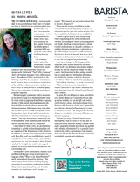 Photo of Barista Magazine ( ) [ Eight Ounce Coffee ] [ Books ]