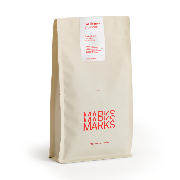 Photo of Three Marks - Los Pirineos: Red Honey Pacamara ( Default Title ) [ Three Marks Coffee ] [ Coffee ]