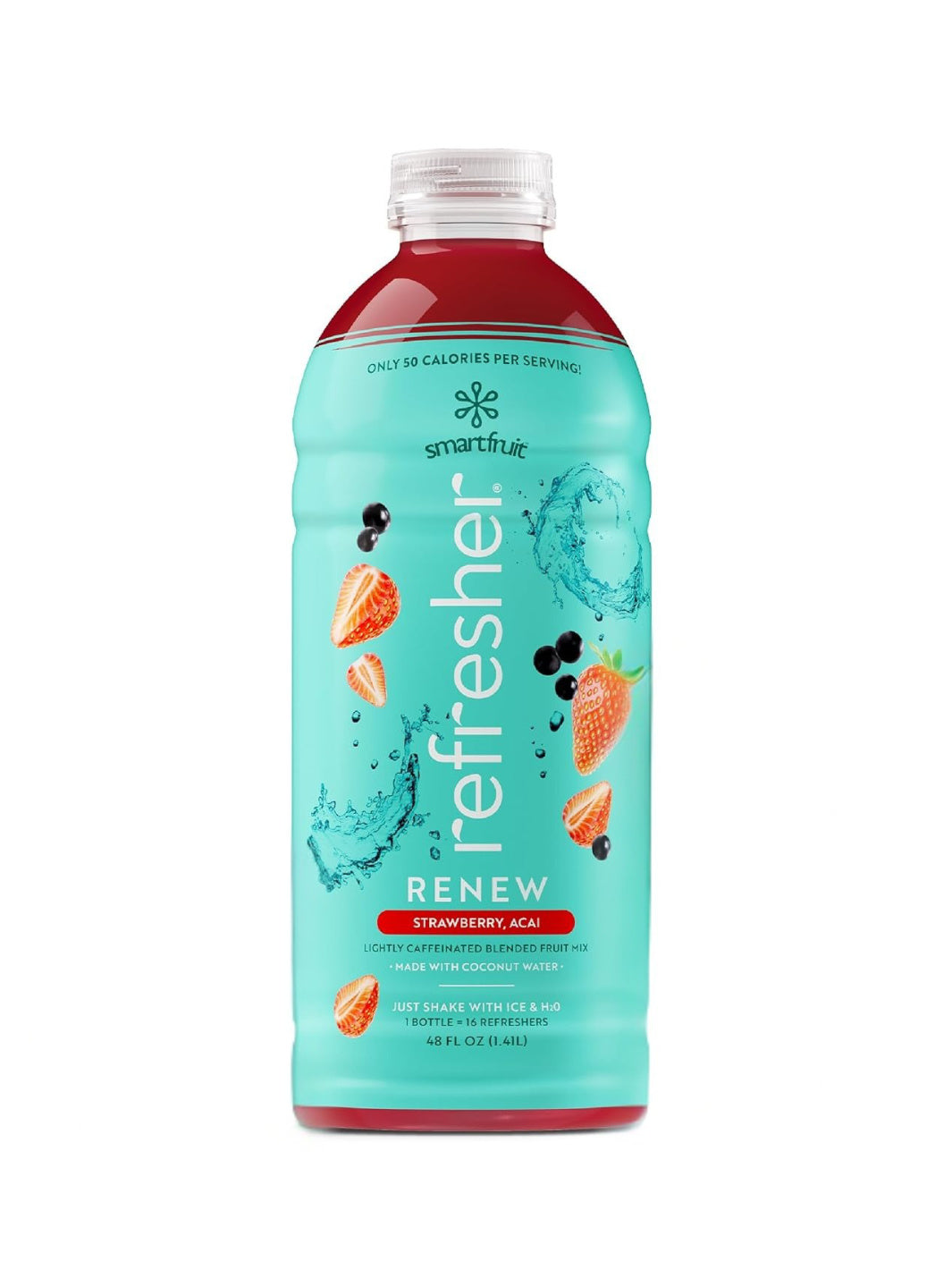 SmartFruit Renew Refresher (1419.53ml/48oz) (Strawberry, Açaí) – Eight ...
