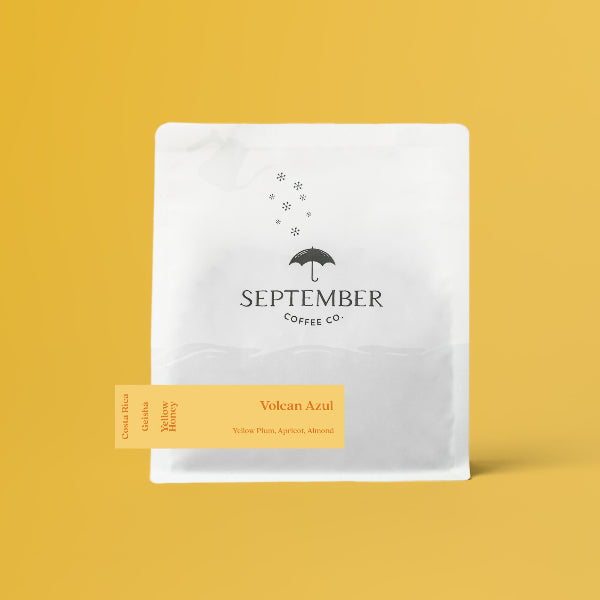 September - Volcan Azul: Yellow Honey Geisha