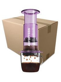 Photo of AeroPress Clear Coffee Maker ( Purple 5 Units 1 Case ) [ AeroPress ] [ Press Brewers ]