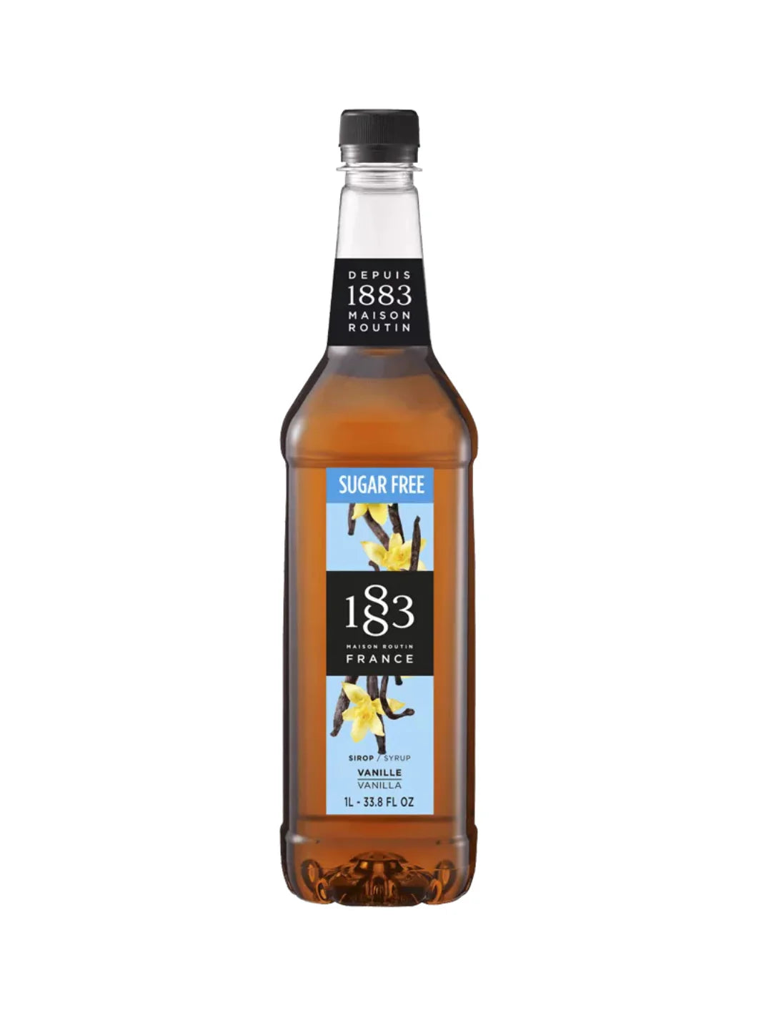 1883 Sugar Free Vanilla Syrup (1000ml/33.8oz)
