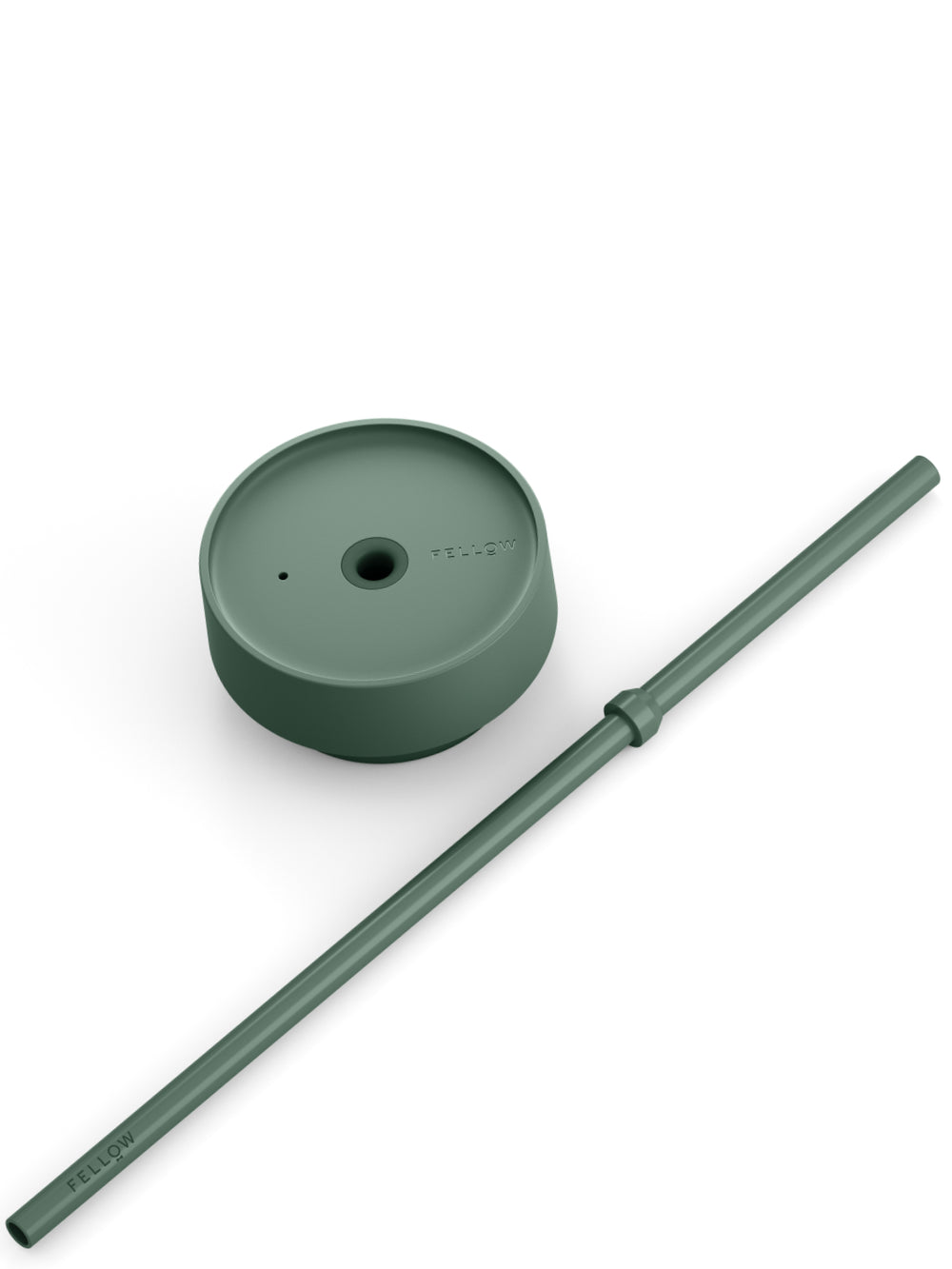 Photo of FELLOW Carter Cold Replacement Lid + Straw (20oz/591ml) ( Smoke Green ) [ Fellow ] [ Parts ]