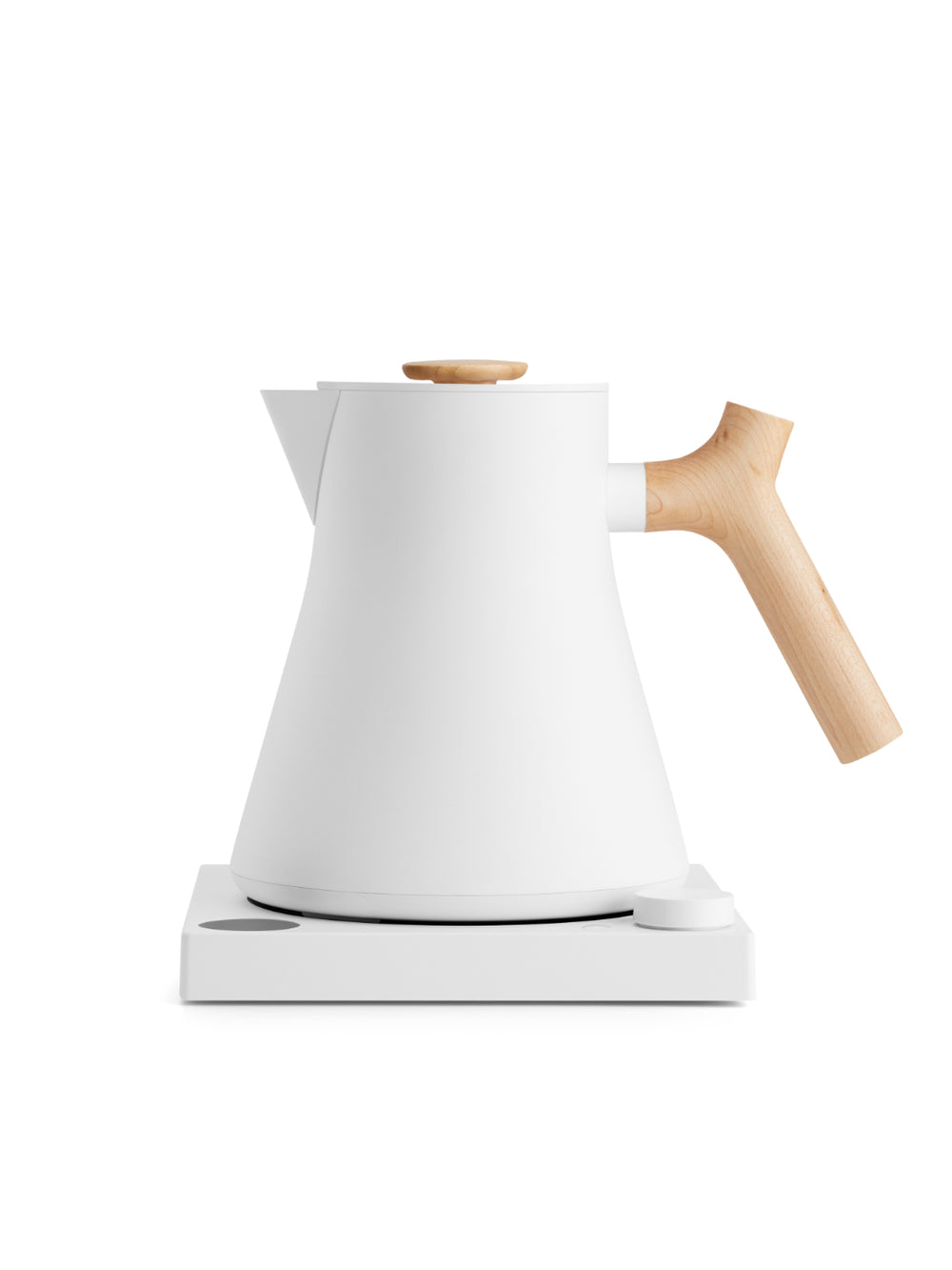 Photo of FELLOW Corvo EKG Pro Electric Kettle (120V) ( Pro Matte White and Maple ) [ Fellow ] [ Kettles ]