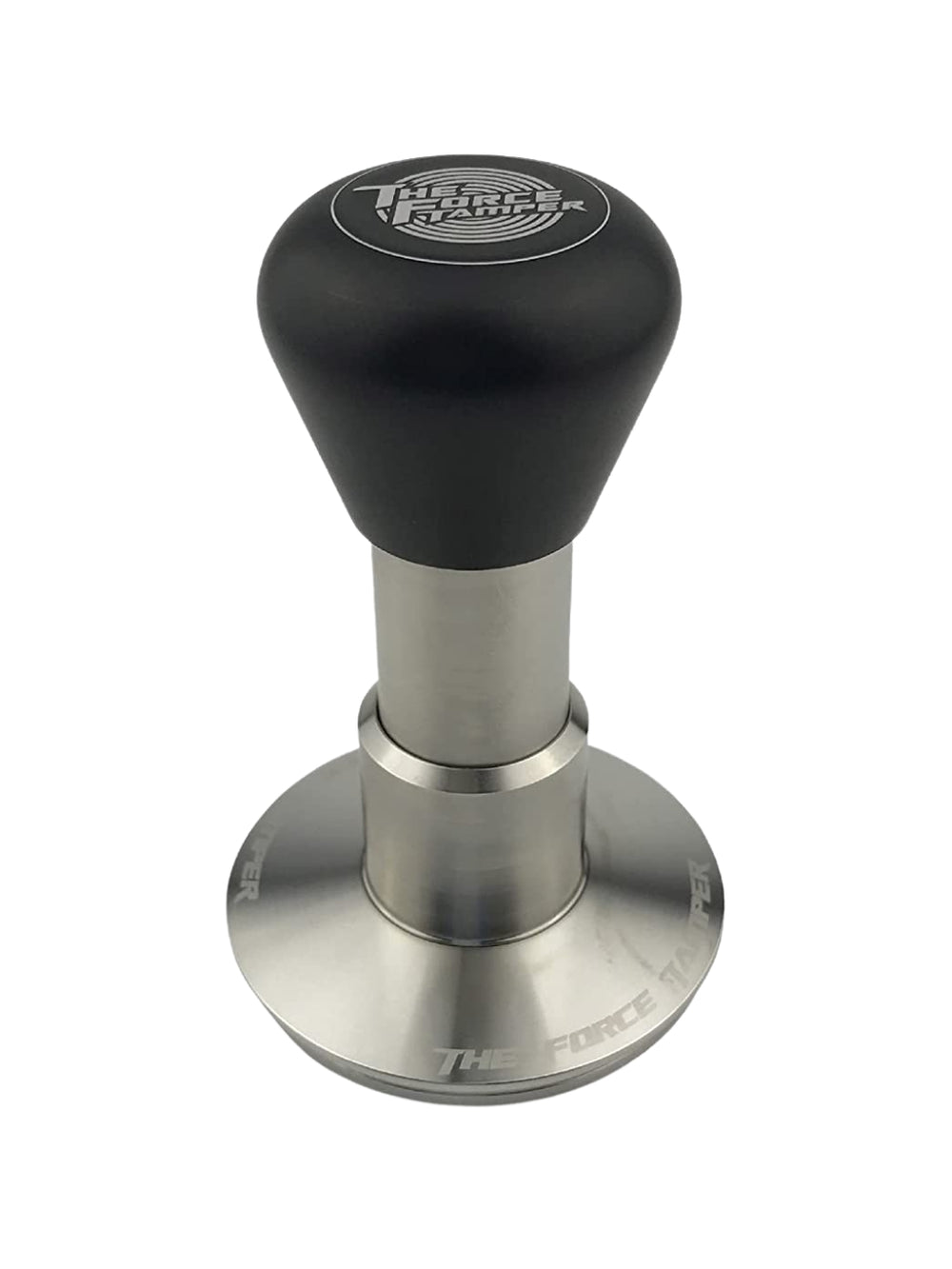 Photo of THE FORCE Tamper (Standard) (54mm) (Triangle) (Black Aluminum) (Lightly Used) ( Default Title ) [ Yard Sale ] [ Yard Sale ]