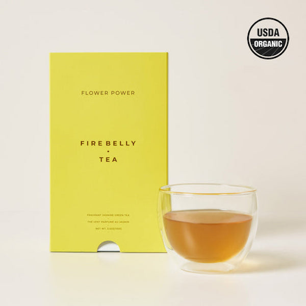 Firebelly Tea - Flower Power: Green Tea (100g)