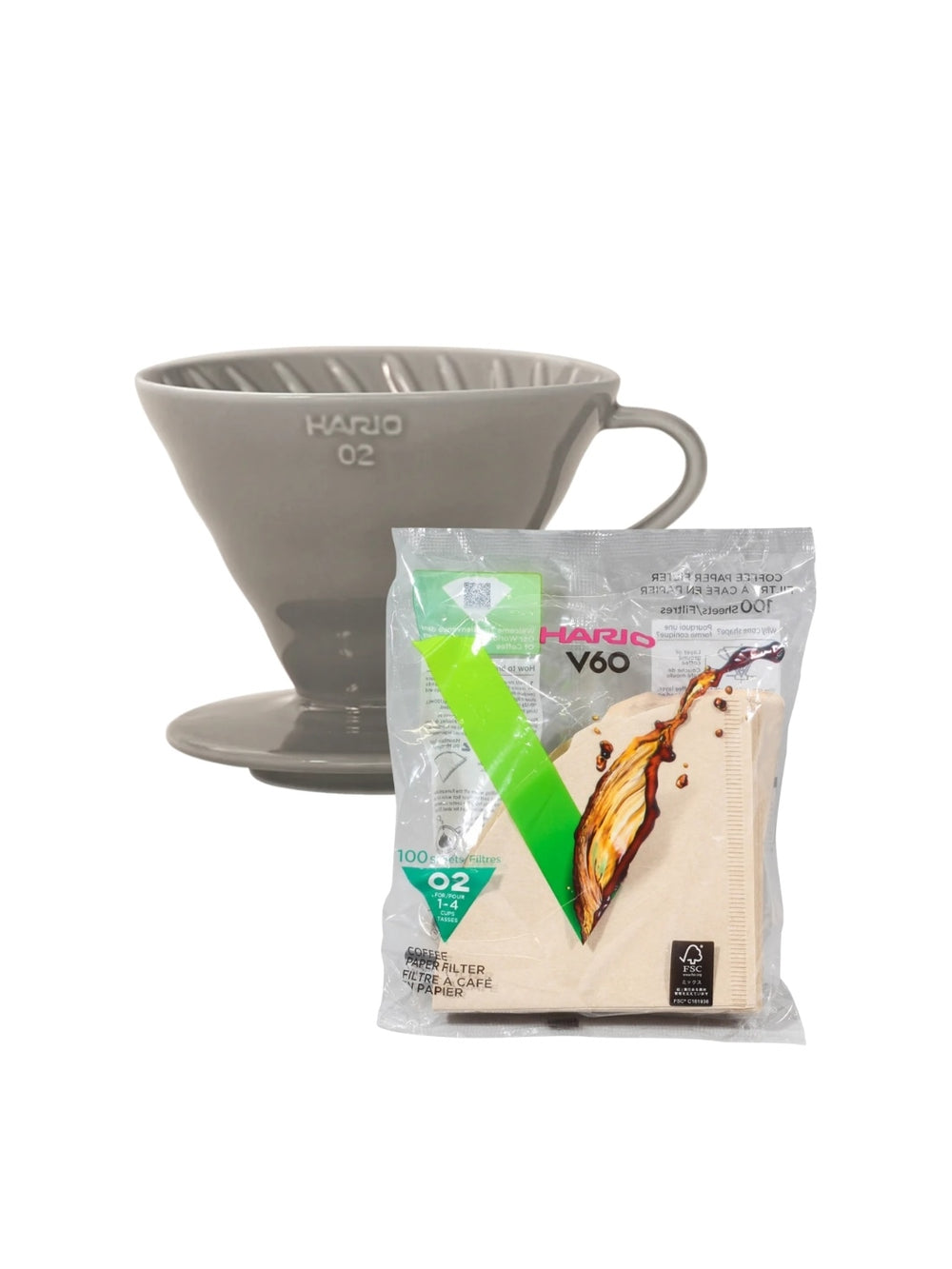Photo of HARIO V60 + Filter Bundle ( ) [ HARIO ] [ product ]