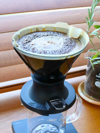 Photo of HARIO MUGEN SWITCH Immersion Dripper (200ml/6.76oz) (Plastic) ( ) [ HARIO ] [ Steep and Release Brewers ]