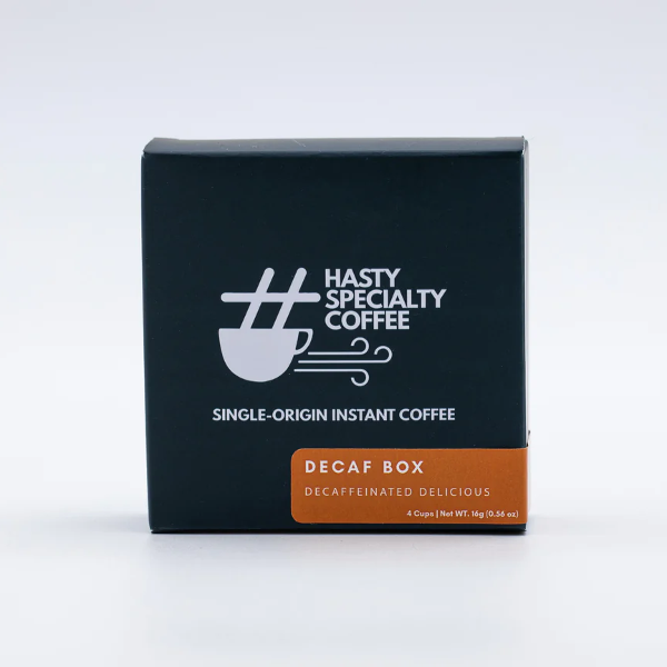 Hasty Instant Specialty Coffee - Decaf Box
