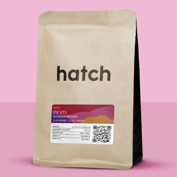 Photo of Hatch - Incuti: Washed, Burundi (300g) ( Default Title ) [ Hatch ] [ Coffee ]
