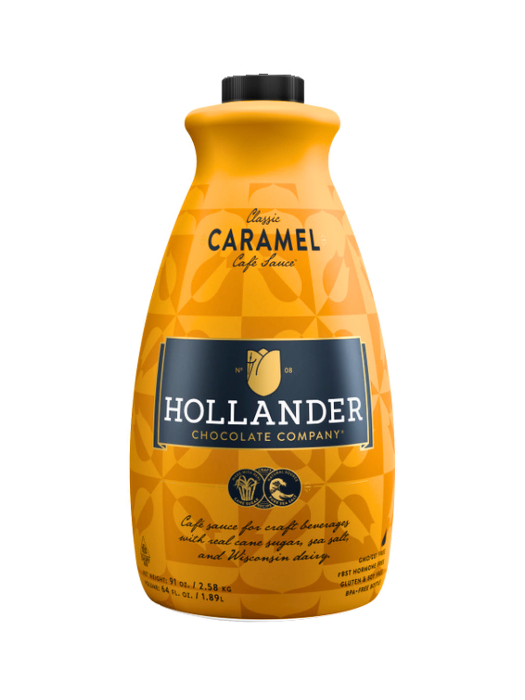 HOLLANDER Classic Caramel Cafe Sauce (1892ml/64oz)