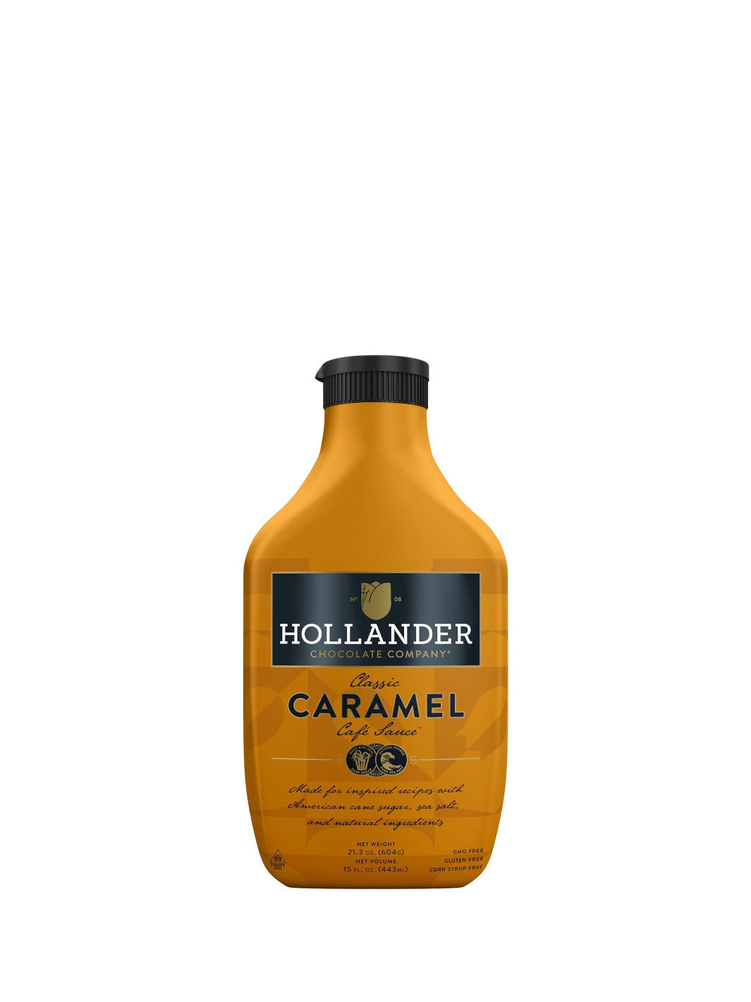 HOLLANDER Classic Caramel Cafe Sauce (414ml/14oz)