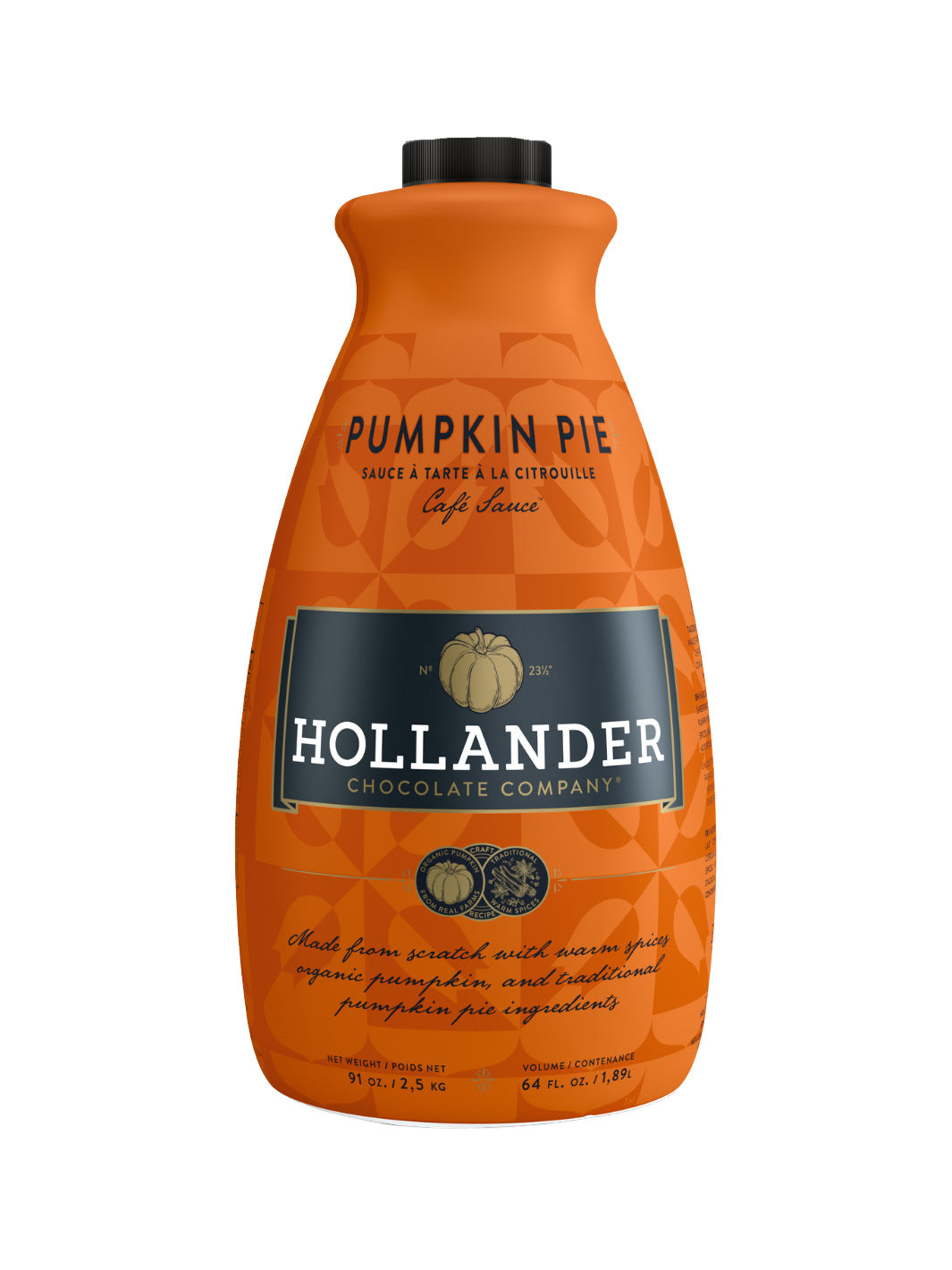 HOLLANDER Pumpkin Pie Cafe Sauce (1892ml/64oz)