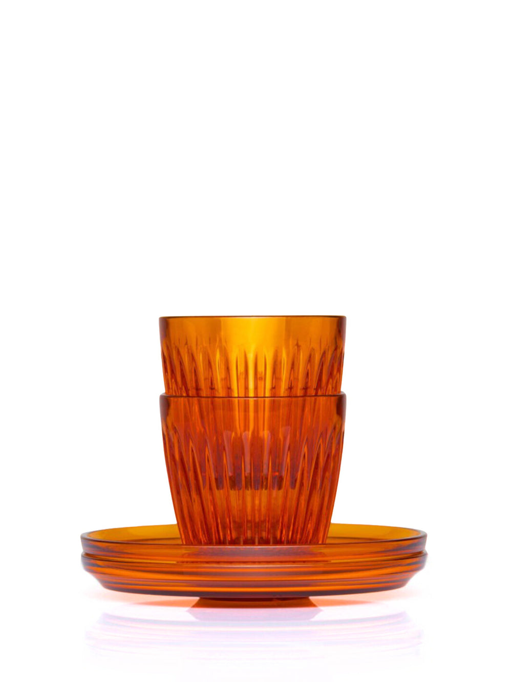 Photo of HUSKEE Renew Espresso Set (3oz/88ml) ( Amber ) [ Huskee ] [ Coffee Cups ]