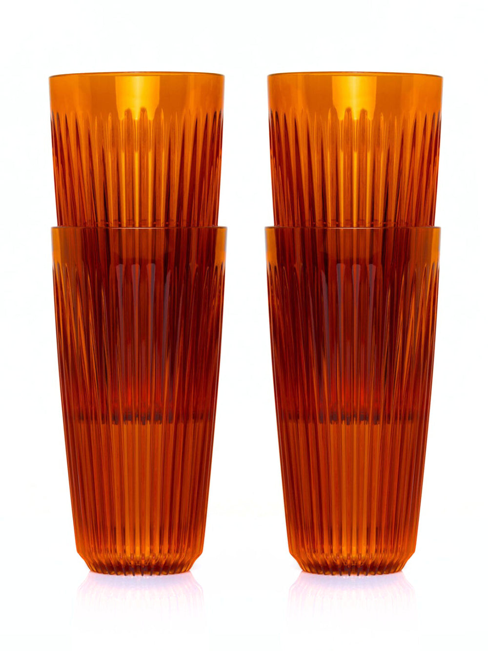 Photo of HUSKEE Renew Cup (16oz/473ml) (4-Pack) ( Amber ) [ Huskee ] [ Coffee Cups ]