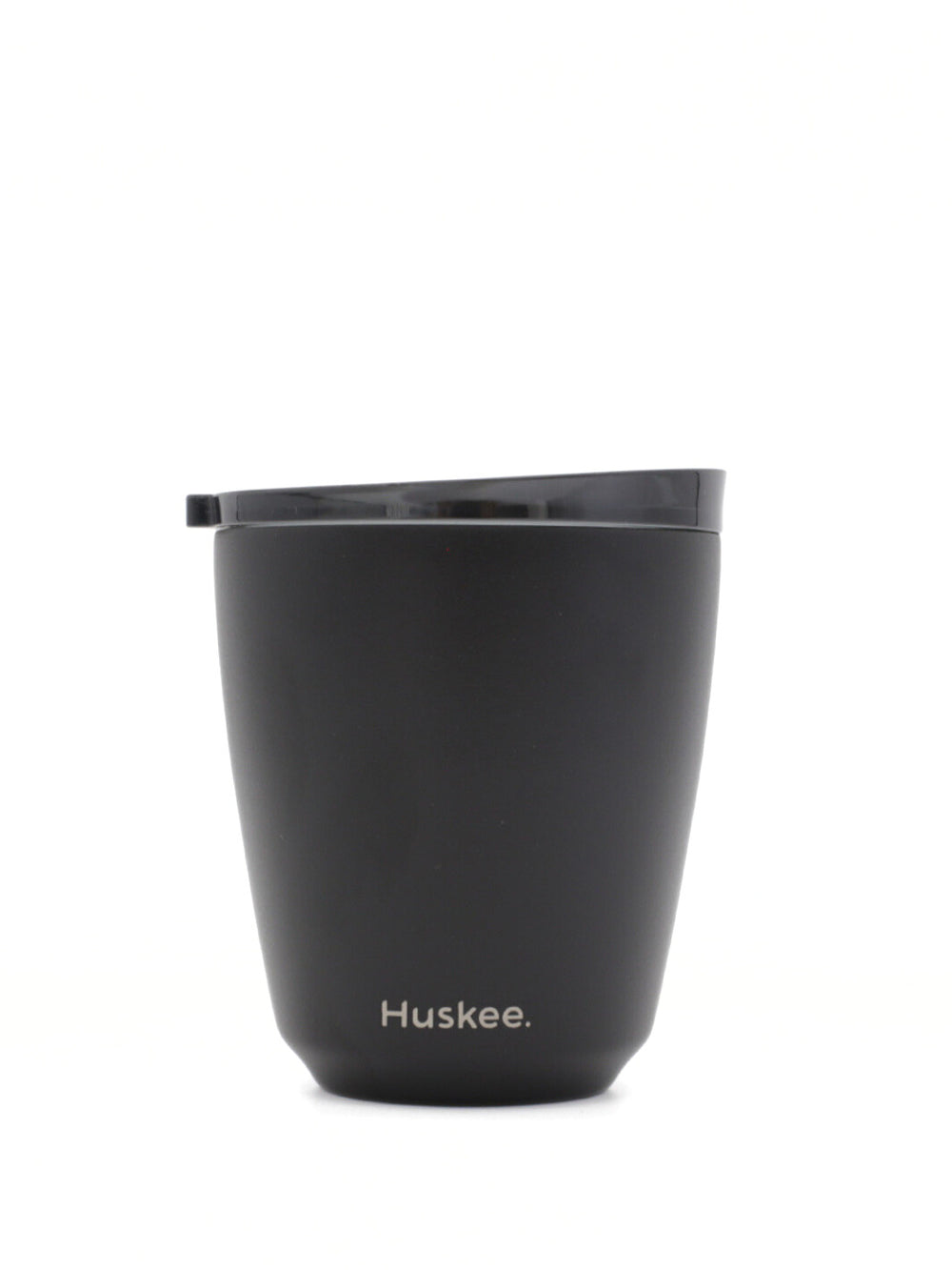 Photo of HUSKEE Steel Cup + Lid (8oz/237ml) ( Black ) [ Huskee ] [ Coffee Cups ]