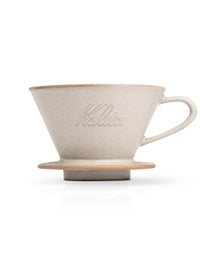 Photo of KALITA Wave 185 MINO Pottery Dripper ( Sand Beige ) [ Kalita ] [ Pourover Brewers ]