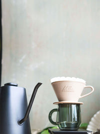 Photo of KALITA Wave 185 MINO Pottery Dripper ( ) [ Kalita ] [ Pourover Brewers ]