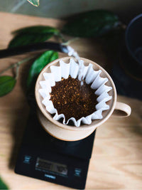 Photo of KALITA Wave 185 MINO Pottery Dripper ( ) [ Kalita ] [ Pourover Brewers ]