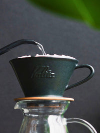 Photo of KALITA Wave 185 MINO Pottery Dripper ( ) [ Kalita ] [ Pourover Brewers ]