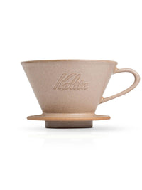 Photo of KALITA Wave 185 MINO Pottery Dripper ( Sand Brown ) [ Kalita ] [ Pourover Brewers ]