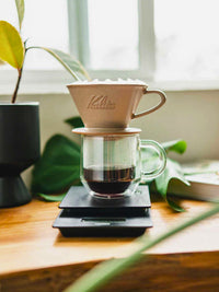 Photo of KALITA Wave 185 MINO Pottery Dripper ( ) [ Kalita ] [ Pourover Brewers ]